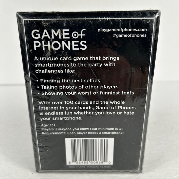 Game of Phones Card Game - Black - Picture 2 of 2